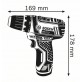 BOSCH GSR 12V-15 urbis - skrūvgriezis 2x2 Ah